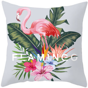 Alternative view of 4PCS 45x45cm Flamingo Printed Cushion Pillow Cover Set for Sofa Decor