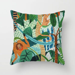 Alternative view of 2PCS Tropical Theme Pillows Covers for Sofa  Decorative