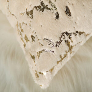Alternative view of 43x43CM Marble Plush Fur Pillow Cover for Decorative
