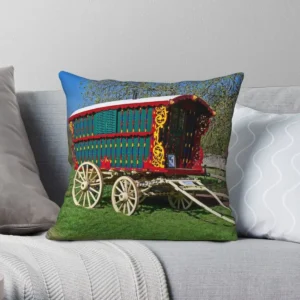 Gypsy Caravan Square Polyester Pillowcase Cushion Cover
