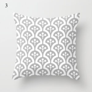 Alternative view of 4PCS 45x45 Decorative Geometry Polyester Pillowcases Set