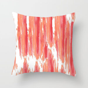 Alternative view of 4PCS Living Coral Color Throw Pillow Covers for Home Decorative Pillowcases Set