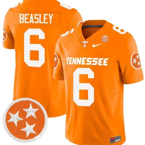 Aaron Beasley Jersey #6 Tennessee Volunteers Vapor Limited College Football Orange DA0I9GXV
