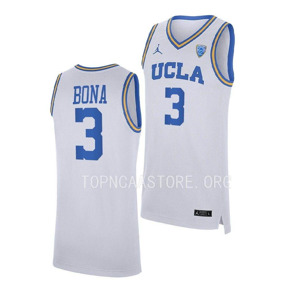 Adem Bona UCLA Bruins #3 White Jersey 0PISTGXV