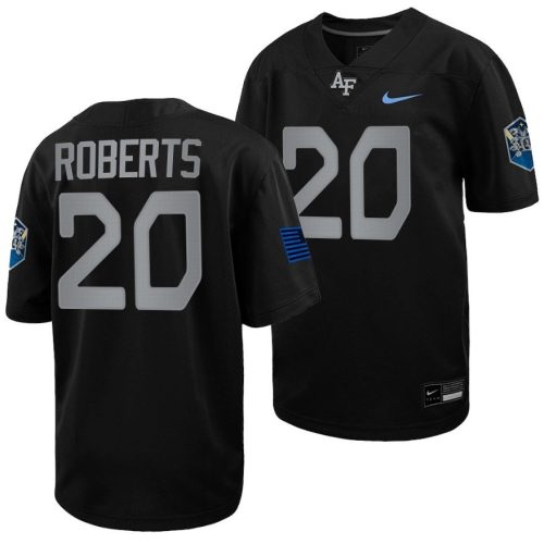 Air Force Falcons Brad Roberts Jersey #20 Football Space Force Rivalry Alternate Black B6TUHGXV