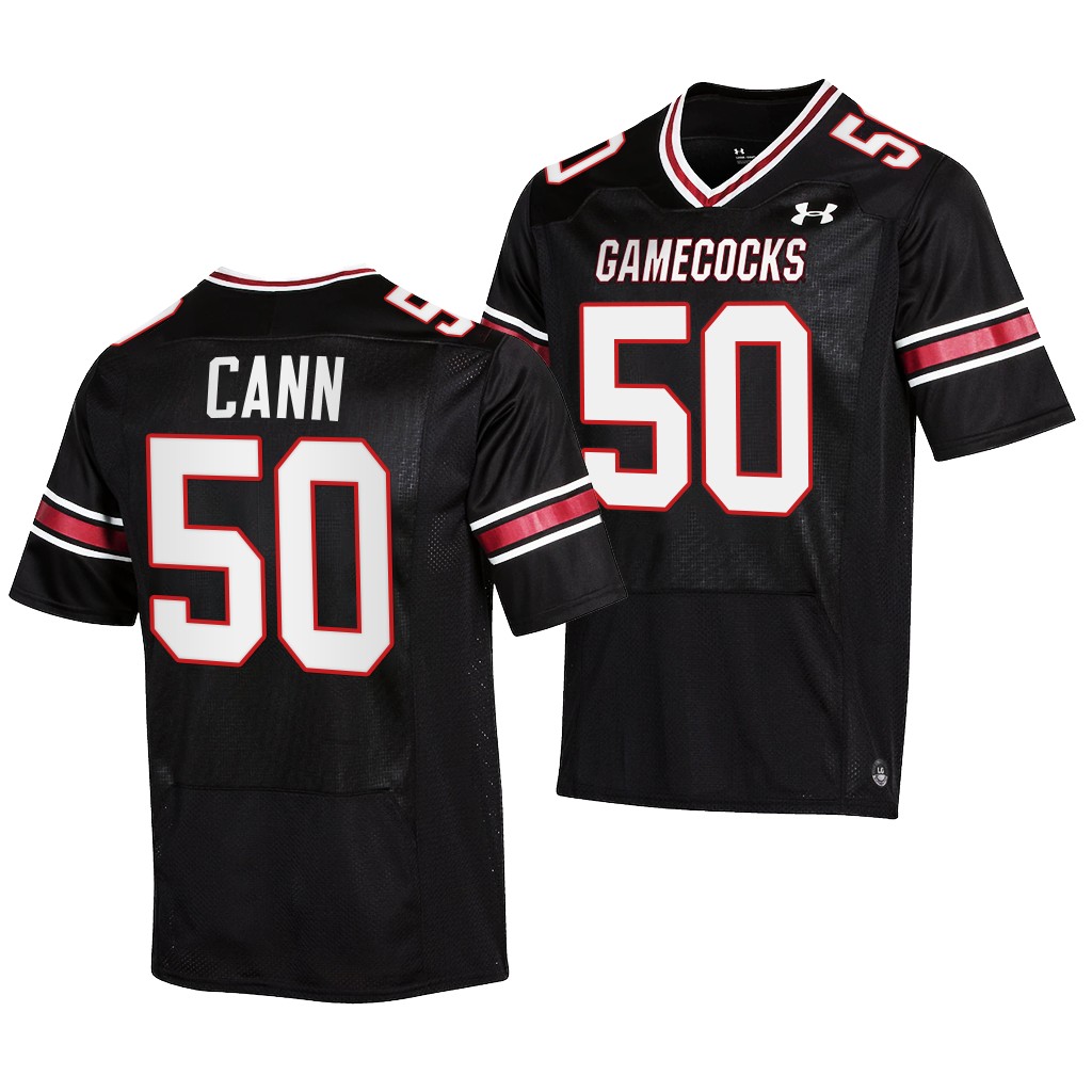 A.J. Cann South Carolina Gamecocks #50 Black Jersey Alumni NIL Uniform H7XPRGXV