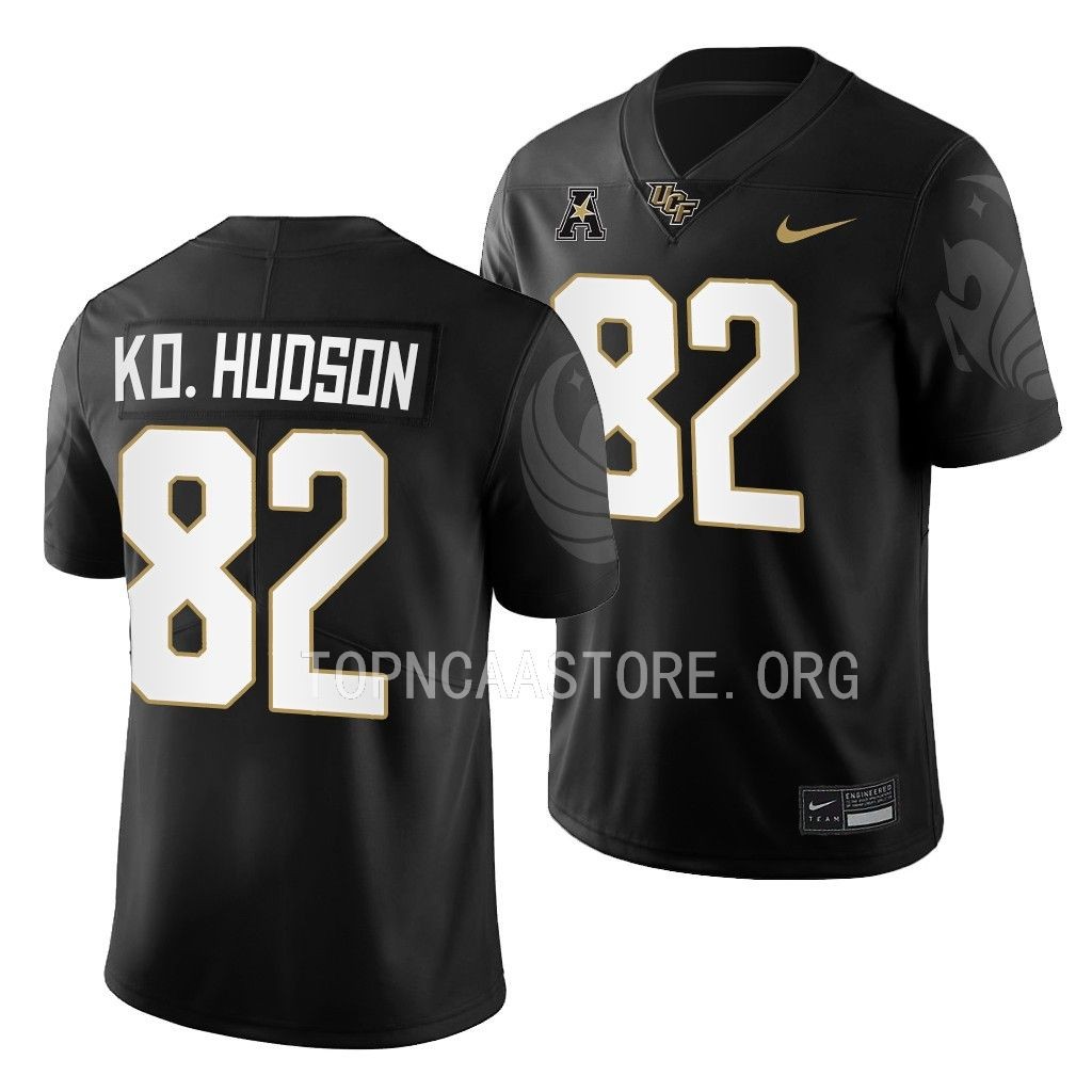 Alec Holler UCF Knights #82 Black Jersey College Game Uniform 8PIQZGXV