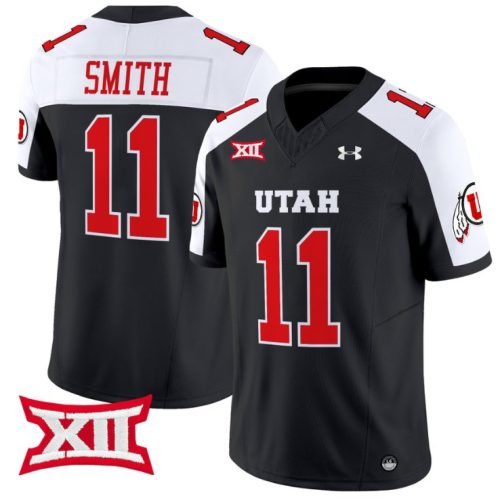 Alex Smith Jersey #11 Utah Utes Vapor Limited College Football Stitched Black Alternate RRVLLGXV