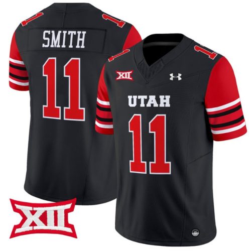 Alex Smith Jersey #11 Utah Utes Vapor Limited College Football Stitched Black GXL8AGXV