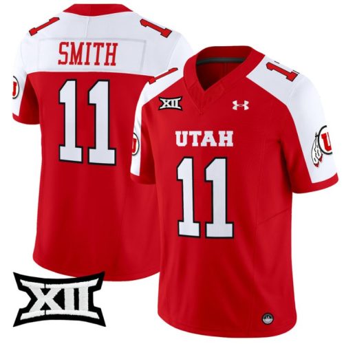 Alex Smith Jersey #11 Utah Utes Vapor Limited College Football Stitched Red Alternate JYZYKGXV