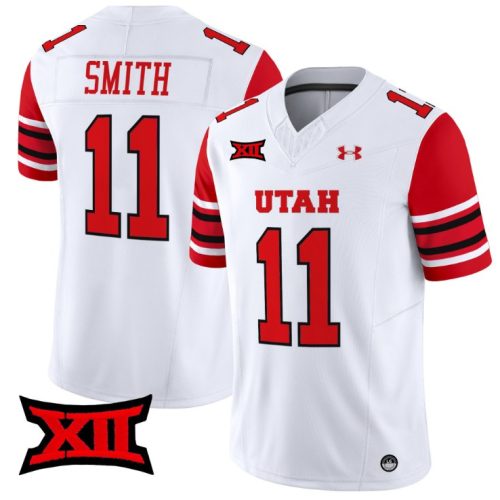 Alex Smith Jersey #11 Utah Utes Vapor Limited College Football Stitched White AWVCLGXV