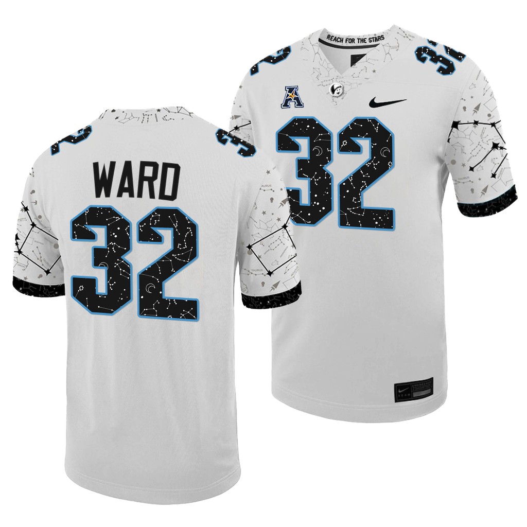 Alex Ward UCF Knights #32 White Jersey Space Game Untouchable Uniform SIABKGXV