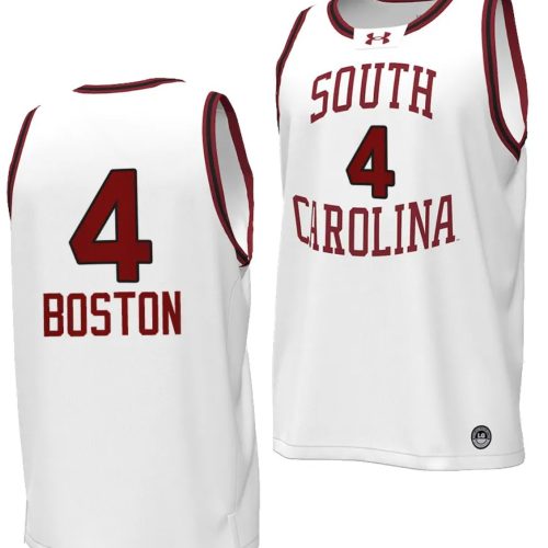 Aliyah Boston Jersey #4 South Carolina Gamecocks Basketball Throwback White V4SPJGXV