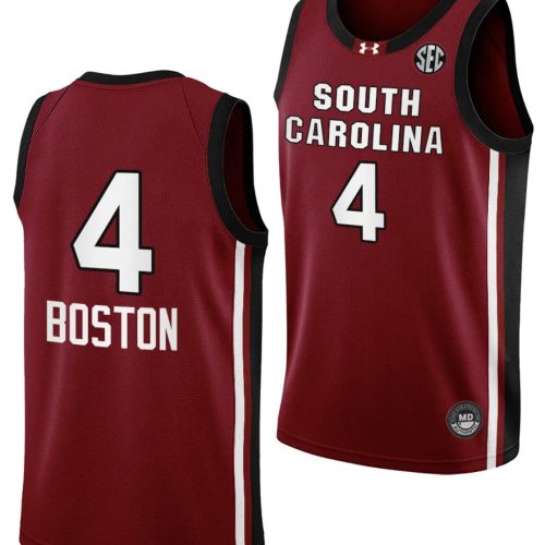 Aliyah Boston Jersey #4 South Carolina Gamecocks College Basketball -24 Garnet B2JC9GXV