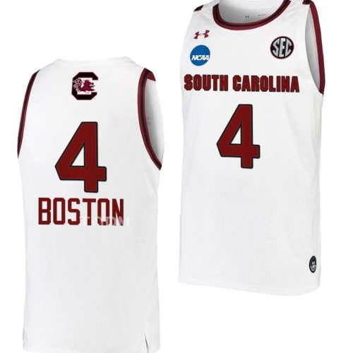 Aliyah Boston Jersey South Carolina Gamecocks Basketball College March Madness White #4 FSTQDGXV