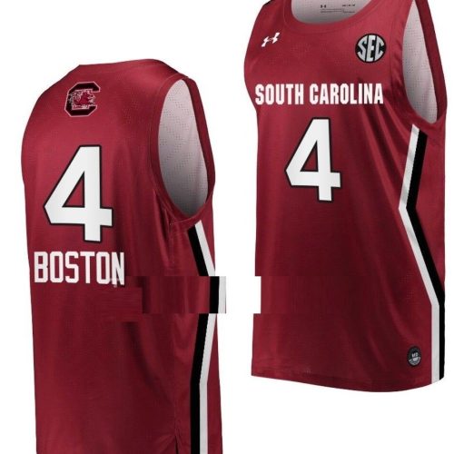 Aliyah Boston Jersey South Carolina Gamecocks College Basketball Wine #4 ANAJEGXV
