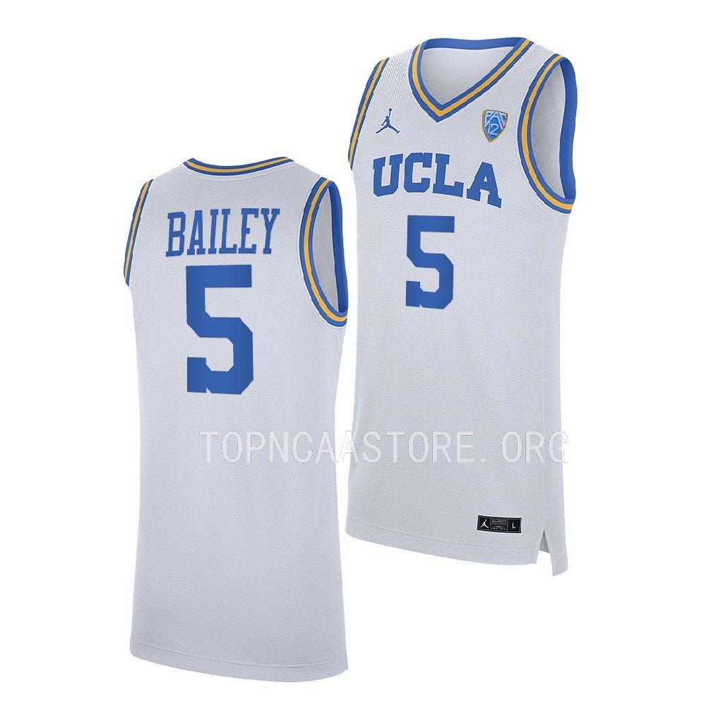 Amari Bailey UCLA Bruins #5 White Jersey KNC3MGXV