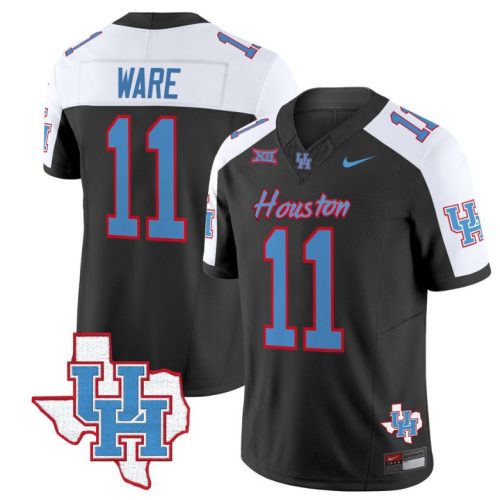 Andre Ware Jersey #11 Houston Cougars Oilers Jersey Inspired Vapor College Football Black Alternate OU2JYGXV