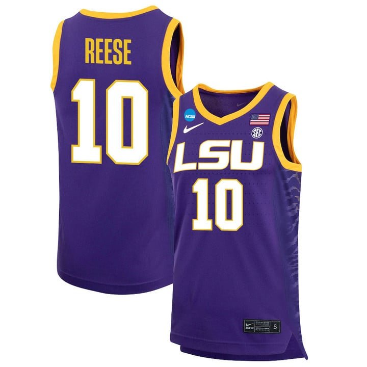 Angel Reese Jersey LSU Tigers Basketball College Purple #10 WTI5IGXV