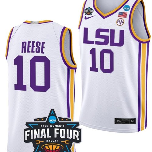 Angel Reese Jersey LSU Tigers College Basketball College Final Four Garnet White #10 GVRLMGXV