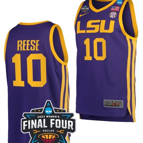 Angel Reese Jersey LSU Tigers College Basketball National Championship Bound Purple #10 KGGQ3GXV