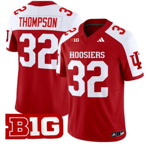 Anthony Thompson Jersey #32 Indiana Hoosiers Vapor Limited Football Crimson Alternate 4VBIYGXV