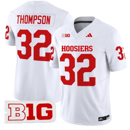 Anthony Thompson Jersey #32 Indiana Hoosiers Vapor Limited Football White XP9MUGXV