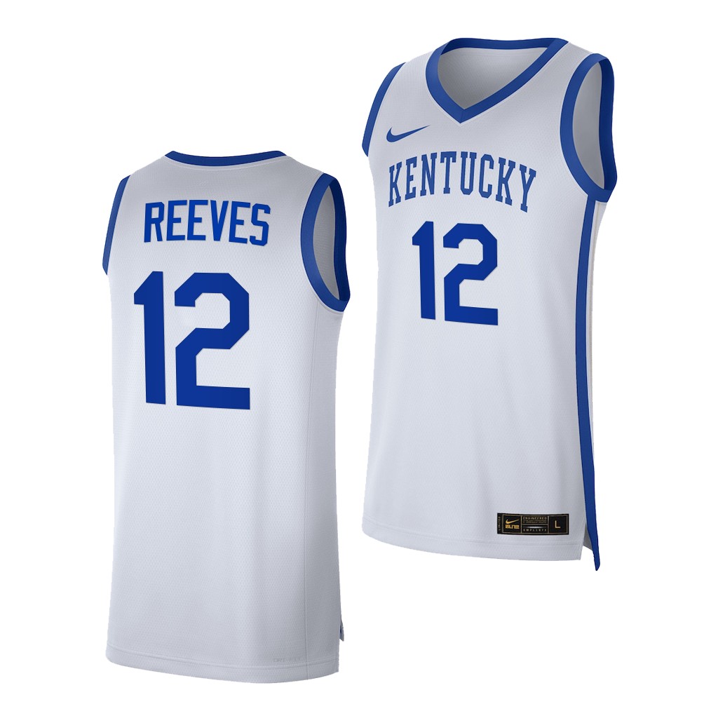 Antonio Reeves #12 Kentucky Wildcats College Jersey 2022-23 White XIOHBGXV