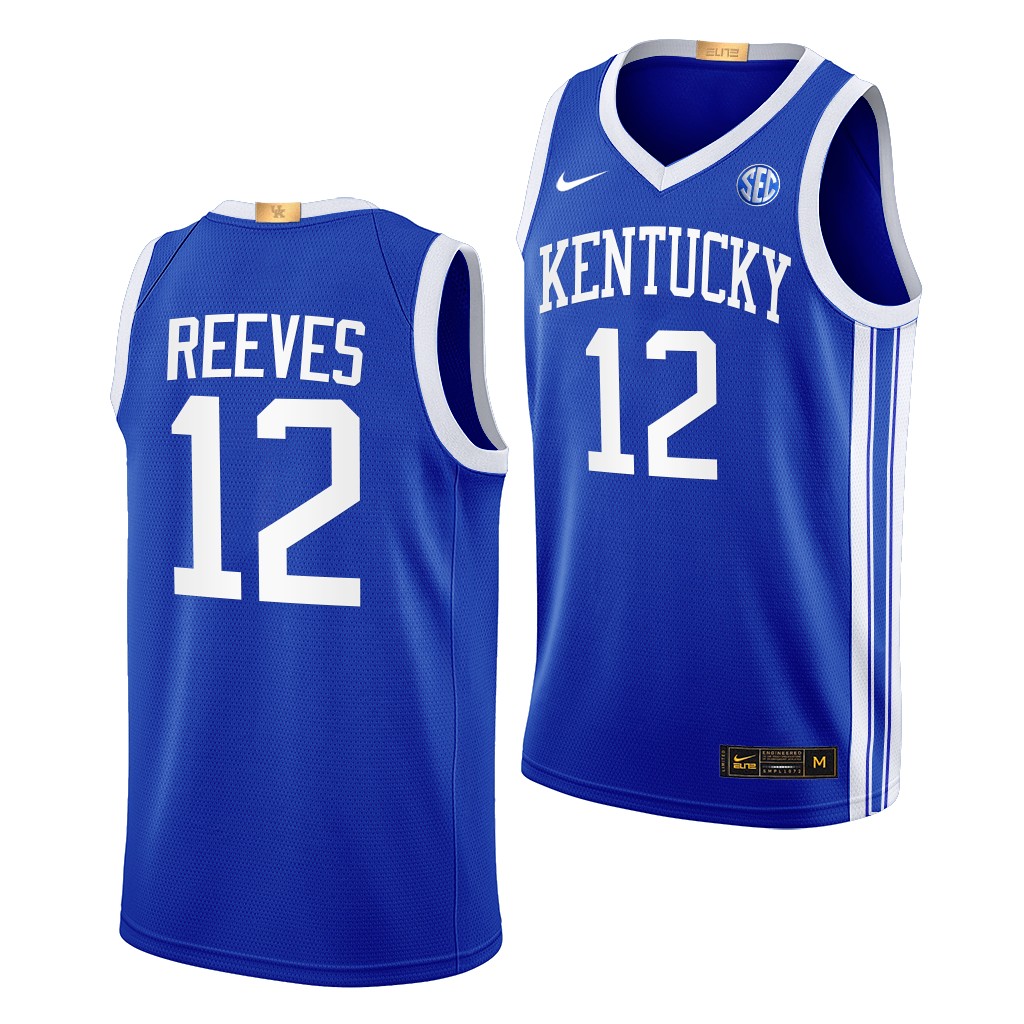 Antonio Reeves Kentucky Wildcats #12 Blue Away Jersey 2022-23 Elite I2UW7GXV