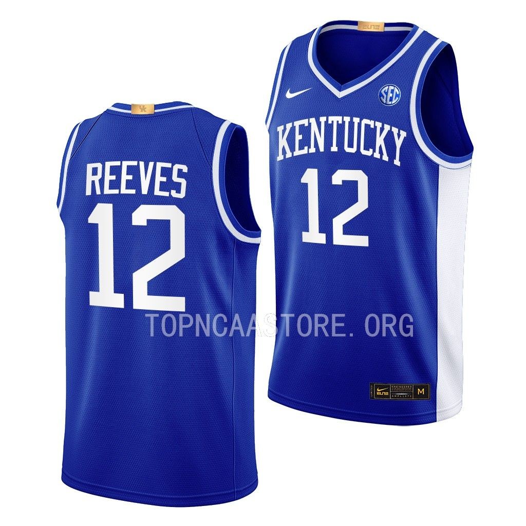 Antonio Reeves Kentucky Wildcats #12 Royal Throwback Jersey 2022-23 Go Big Blue B8AIUGXV