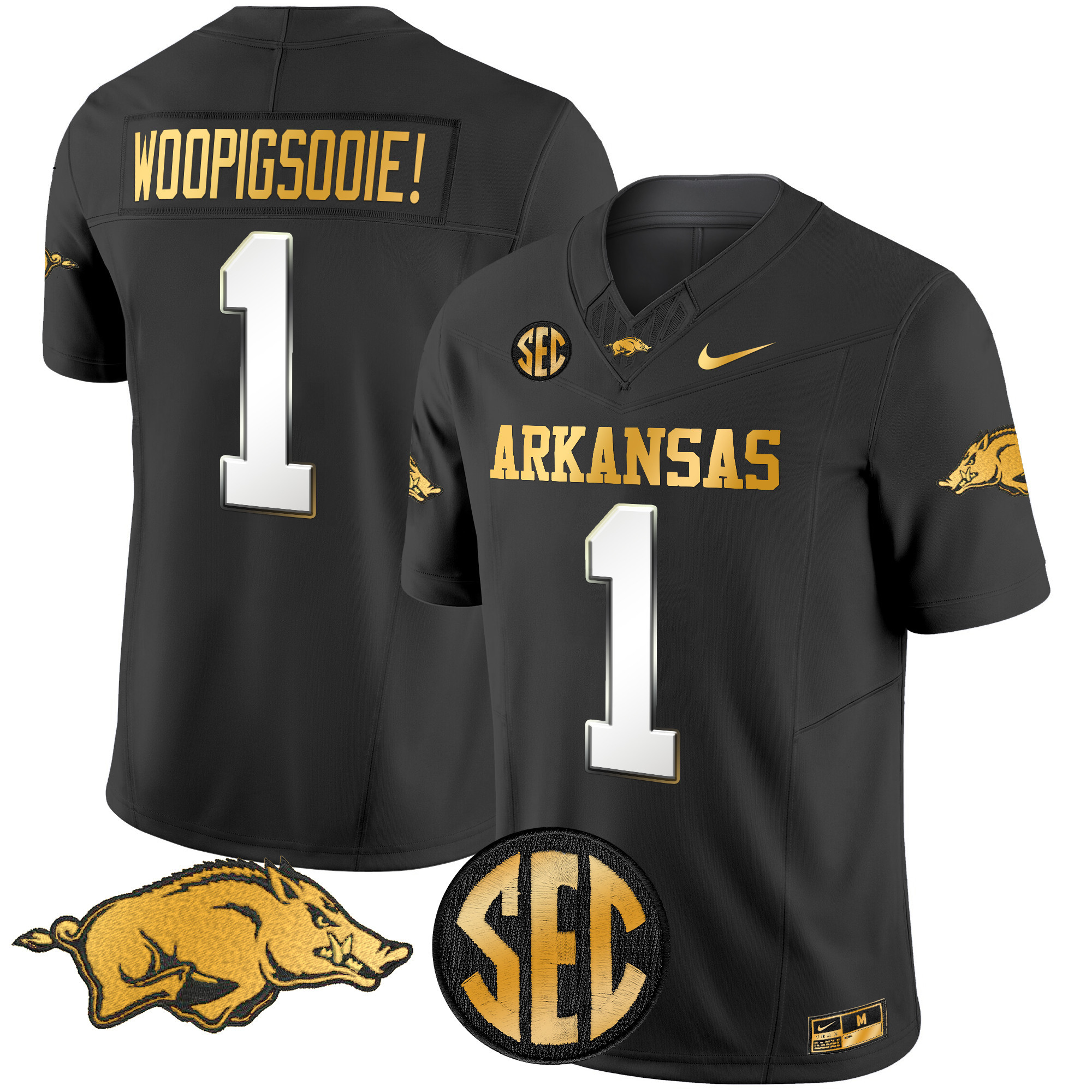 Arkansas Razorbacks Gold Vapor Limited Jersey - All Stitched #31 MODXLGXV