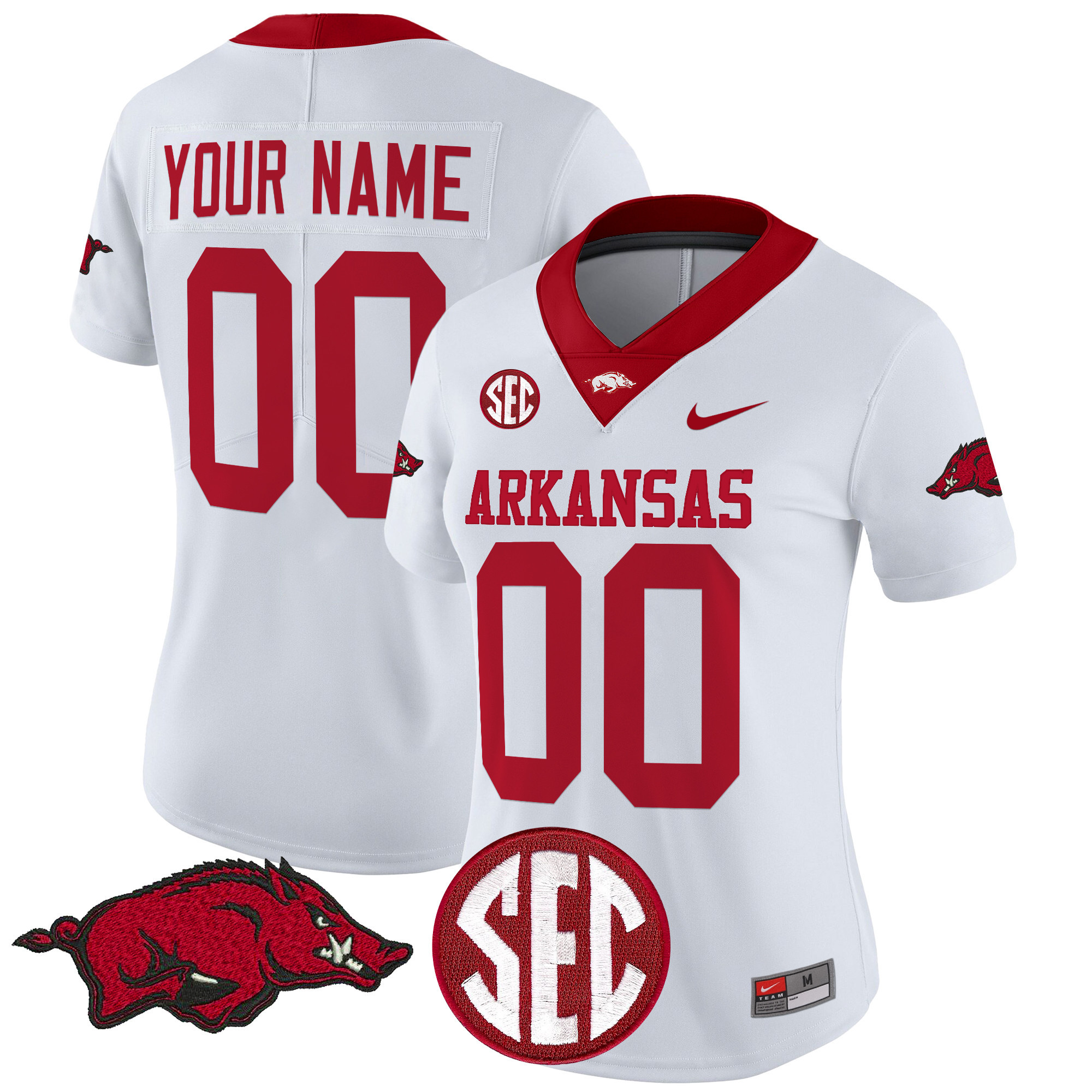 Arkansas Razorbacks Vapor Limited Custom Jersey - All Stitched #10 QOZEEGXV