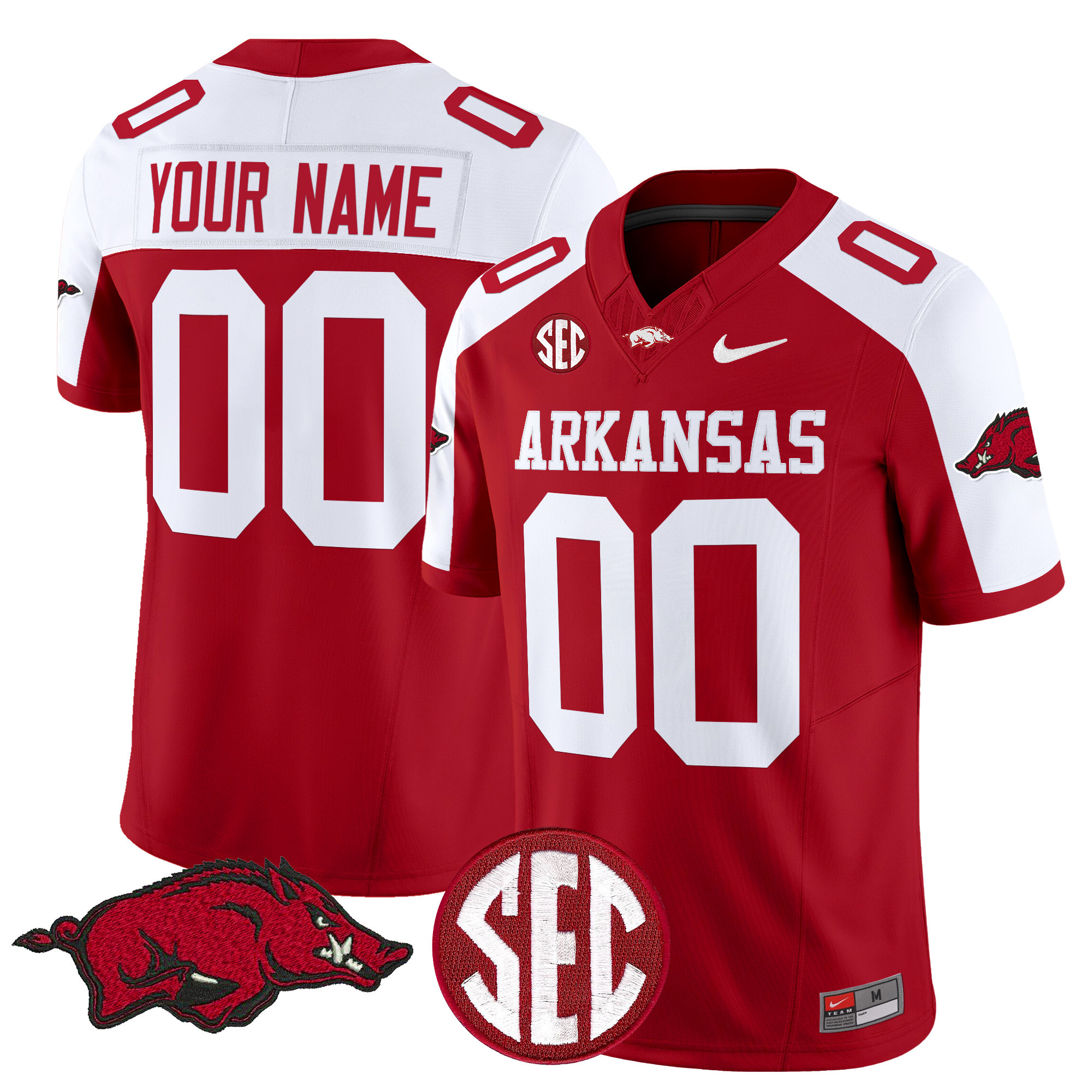 Arkansas Razorbacks Vapor Limited Custom Jersey - All Stitched #2 HFDEEGXV