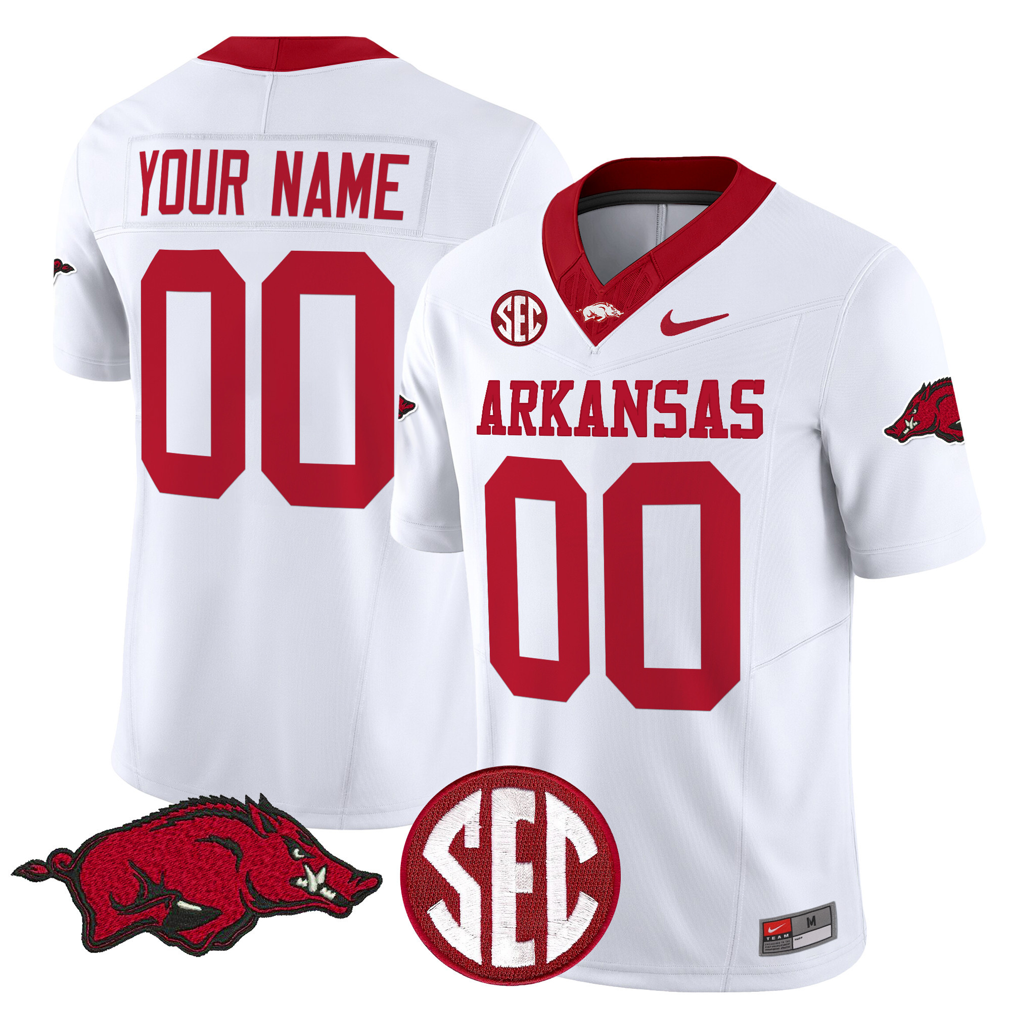 Arkansas Razorbacks Vapor Limited Custom Jersey - All Stitched #5 KDUYEGXV