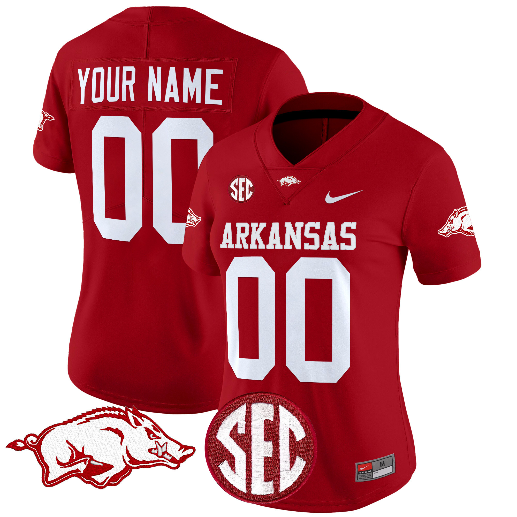 Arkansas Razorbacks Vapor Limited Custom Jersey - All Stitched #8 N3QH8GXV