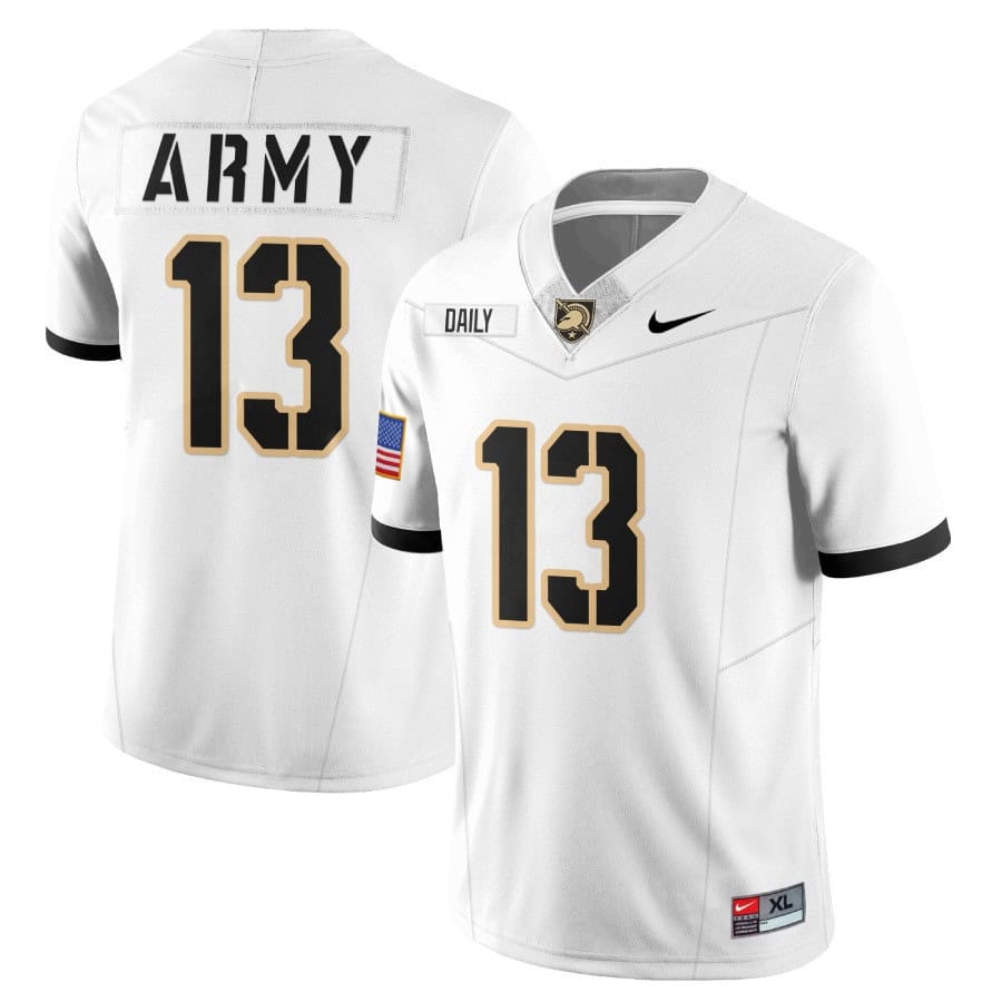 Army Black Knights Special Jersey - All Stitched #12 QAGVDGXV
