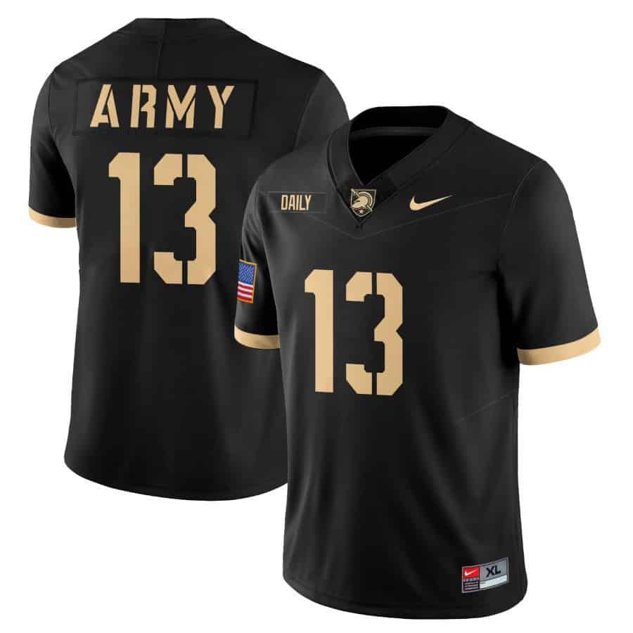 Army Black Knights Special Jersey - All Stitched #7 1BTL8GXV
