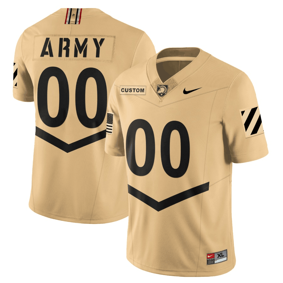 Army Black Knights Special Uniform Custom Jersey #1 CBFMNGXV
