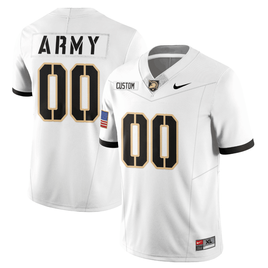 Army Black Knights Special Uniform Custom Jersey #3 THLVIGXV