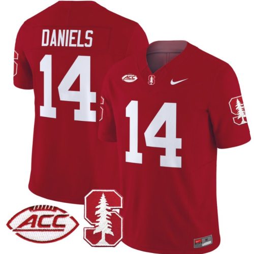 Ashton Daniels Jersey #14 Stanford Cardinal Vapor Limited College Football Stitched Crimson L3AUYGXV