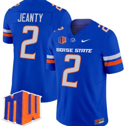 Ashton Jeanty Jersey #2 Boise State Broncos Vapor Limited College Football Stitched Royal CLI9JGXV
