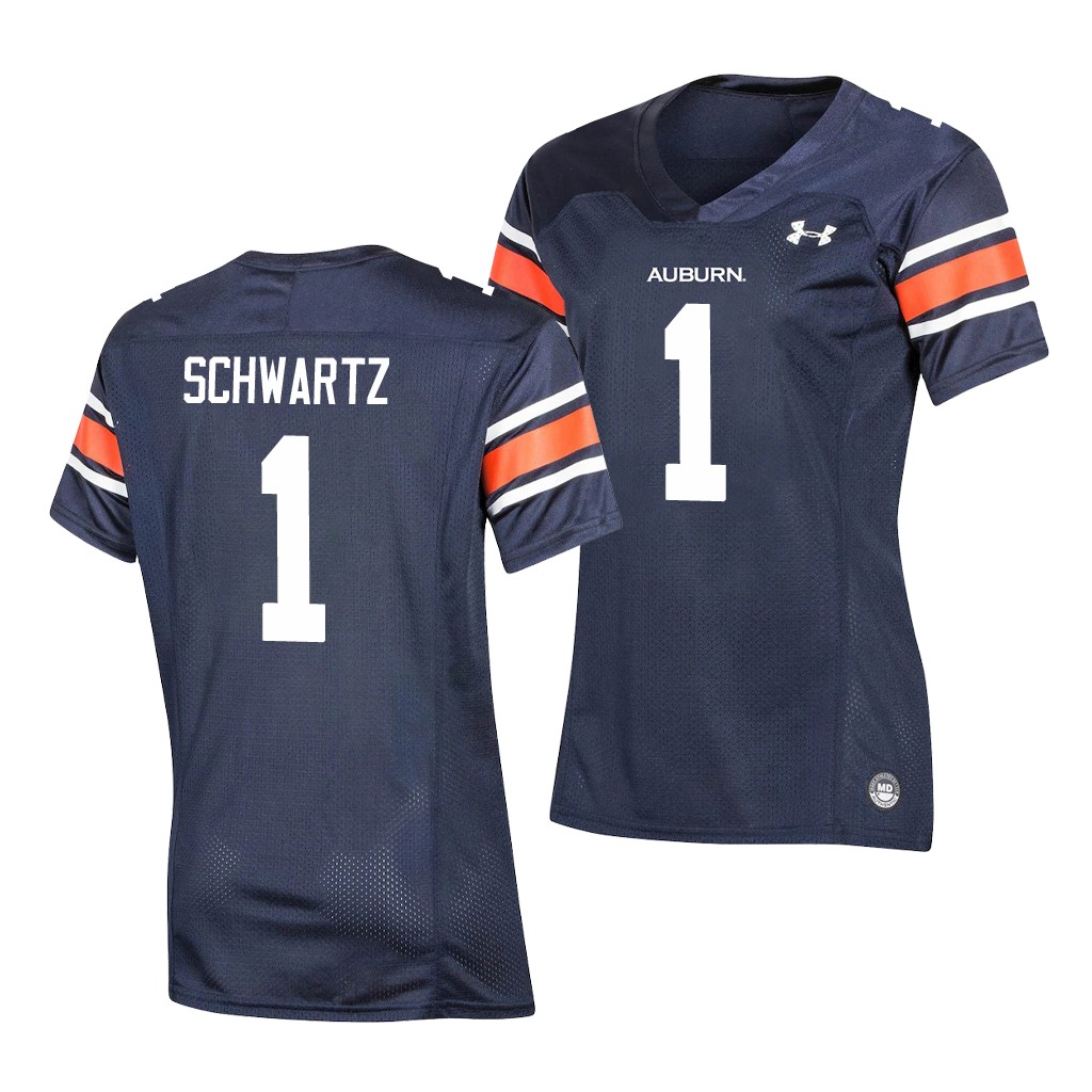 Auburn Tigers 1 Anthony Schwartz Navy Jersey Wo IKSKSGXV