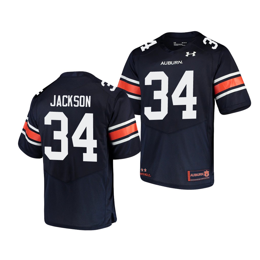 Auburn Tigers 34 Bo Jackson Navy Jersey GQ8NLGXV