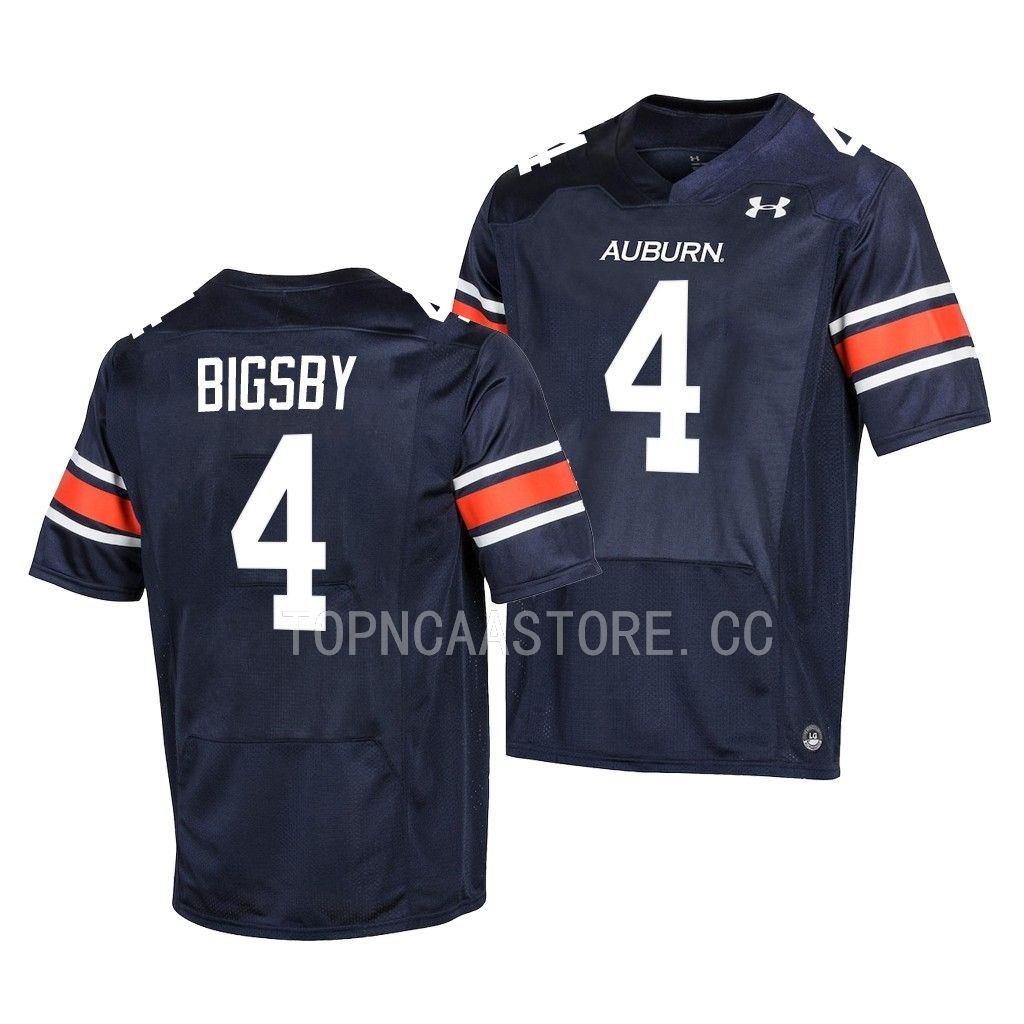 Auburn Tigers #4 Tank Bigsby College Navy Jersey 28PWCGXV