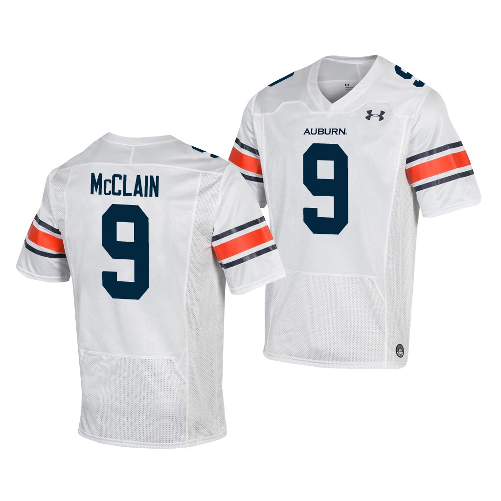 Auburn Tigers 9 Zakoby McClain White Jersey AJE4IGXV
