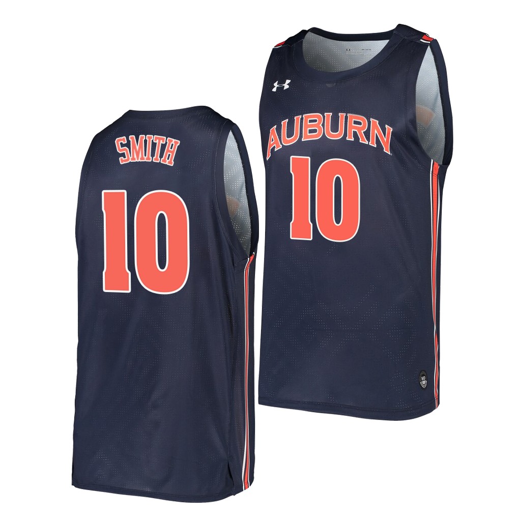 Auburn Tigers Jabari Smith Jr. #10 Navy Draft top prospect Jersey HPGDHGXV