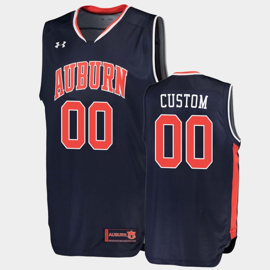 Auburn Tigers Navy Road Custom Jersey SDTTQGXV
