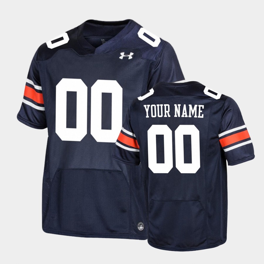 Auburn Tigers Navy Under Armour Custom Jersey IF9ZTGXV