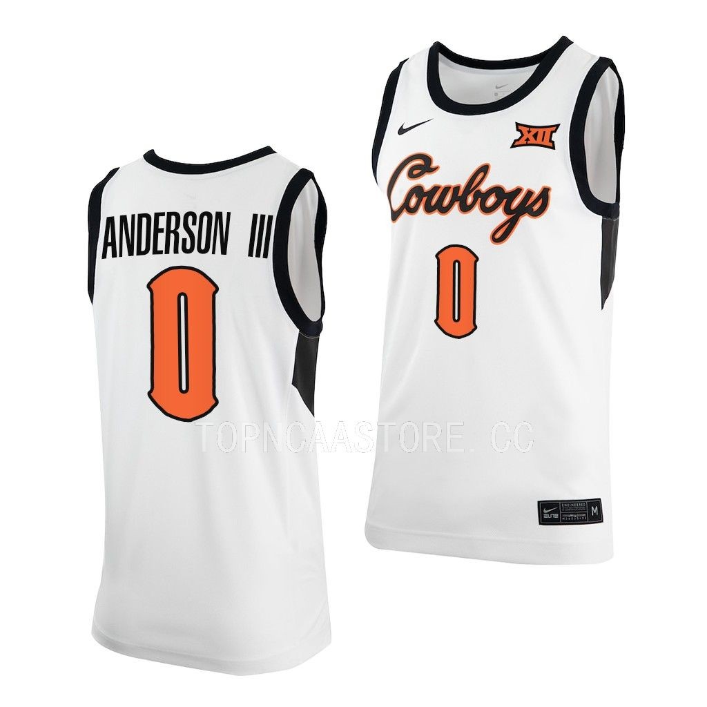 Avery Anderson III #0 Oklahoma State Cowboys Classic Jersey 2022-23 White 6JMWCGXV