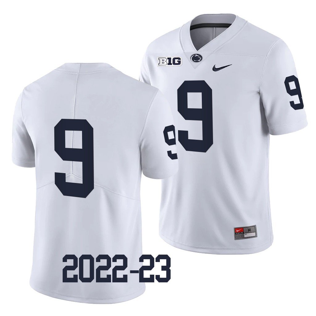 Beau Pribula Penn State Nittany Lions #9 White Jersey 2022-23 College Limited Uniform ZD0OFGXV